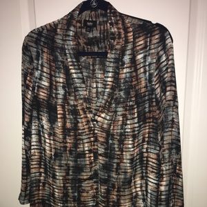Metallic blouse from Target